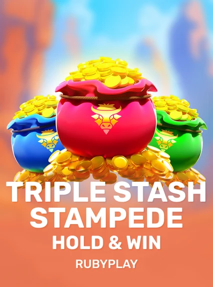 Triple Stash Stampede Hold & Win game tile